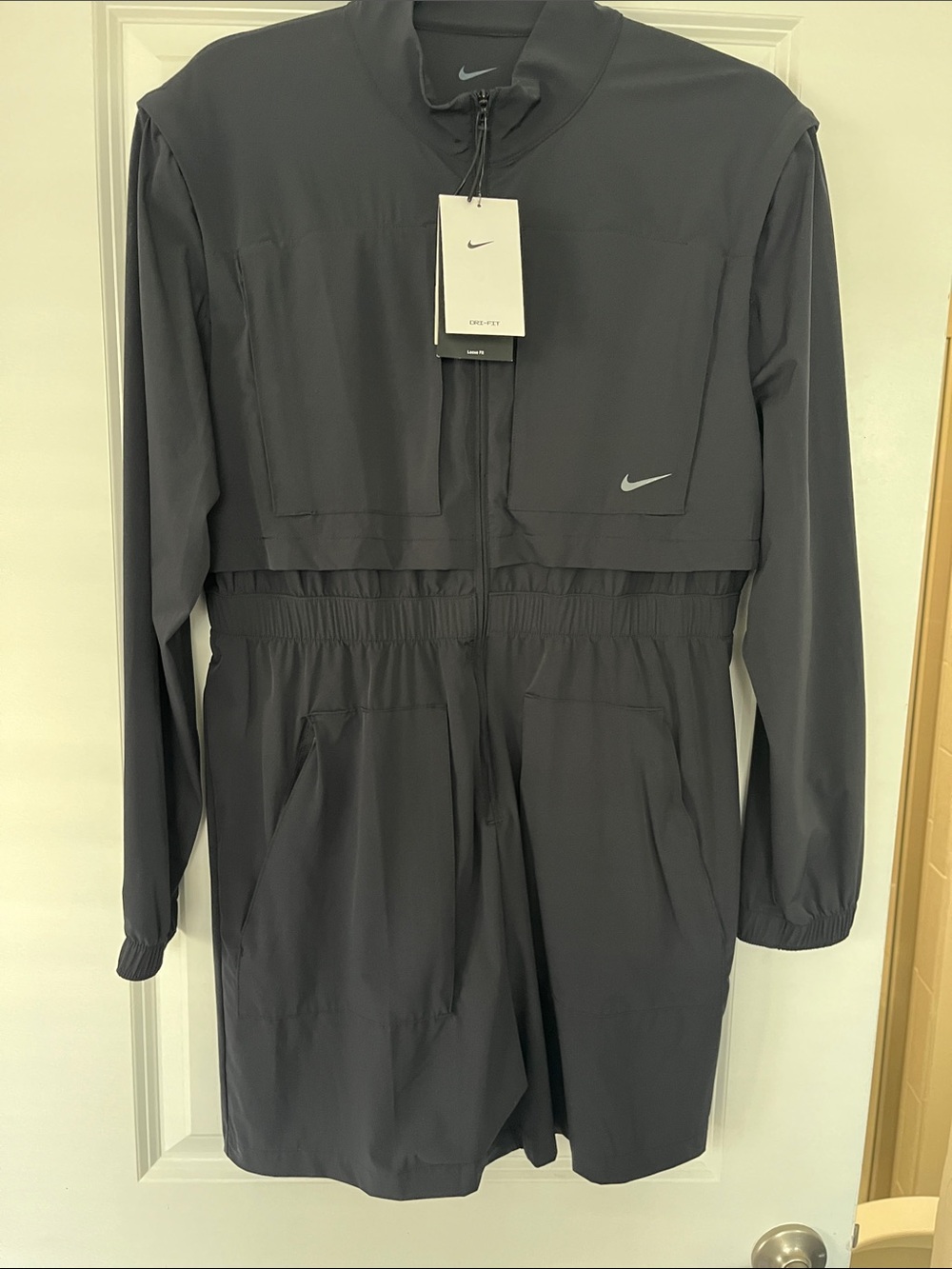 Nike Women’s Black Utility Zip-Front Jacket